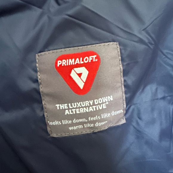 Gap Women’s PrimaLoft® Luxe Lightweight puffer jacket
Navy Blue size Large - Picture 5 of 6